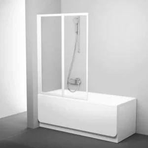 VS2 105 kádparaván fehér+transparent Azonnal elérhető