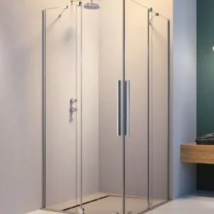 Vásárlói kedvenc Furo KDD szögletes zuhanykabin 110x90 átlátszó