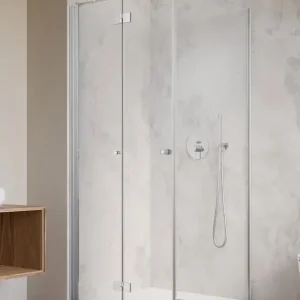 Utolsó esély Nes KDJ-B szögletes zuhanykabin 90x75 átlátszó balos