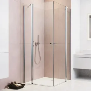 Végkiárusítás Eos KDD II szögletes zuhanykabin 80x90 átlátszó