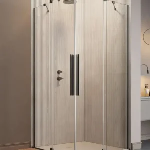 Vedd meg most Furo Brushed GunMetal KDD szögletes szálcsiszolt fegyvermetál zuhanykabin 80x90 átlátszó