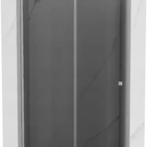 Végkiárusítás Mexen Lima 100 cm-es, grafit, króm zuhanyajtó - 856-100-000-01-40