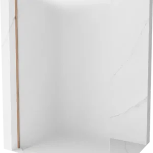 Vedd meg online Mexen Kioto 70 x 200 cm-es Walk-in zuhanyfal, 8 mm-es matt, rózsaarany - 800-070-101-60-30