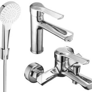Ne maradj le Mexen Sabre R05 fürdőkád készlet, króm - 72103R05-00