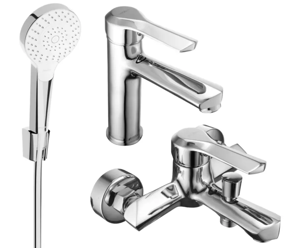 Ne maradj le Mexen Sabre R05 fürdőkád készlet, króm - 72103R05-00