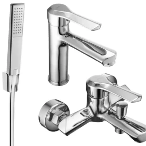 Mexen Sabre R72 fürdőszobai készlet, króm - 72103R72-00 Alacsony ár