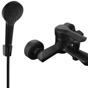 Népszerű Mexen Sabre R05 kád csaptelep zuhanyszettel, fekete - 7213R05-70