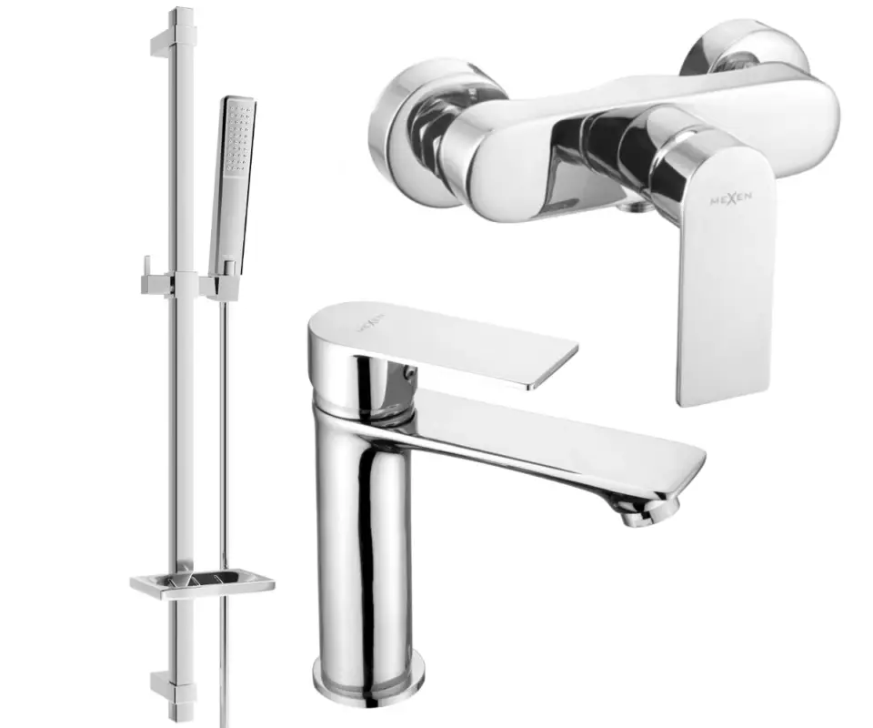 Mexen Royo DQ72 zuhanykészlet, króm - 72204DQ72-00 Outlet