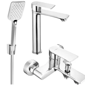 Alacsony ár Mexen Royo R62 fürdőkád készlet, króm - 72213R62-00