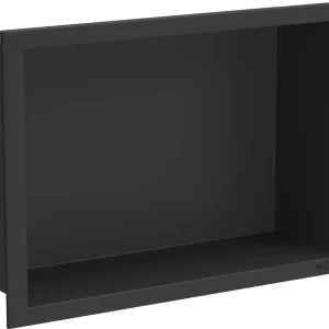 Végkiárusítás Mexen X-Wall-R süllyesztett polc peremmel 30 x 20 cm, fekete - 1970302010