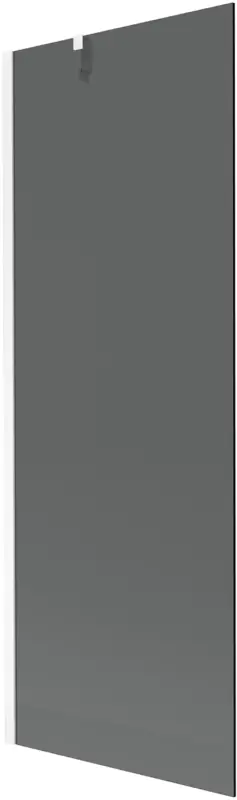 Azonnal elérhető Mexen Next 1-részes kádparaván, 70 x 150 cm, grafit, fehér - 895-070-000-00-40-20
