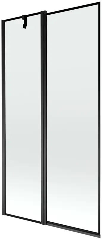Expressz szállítás Mexen Flip 2 szárnyas zuhanyfal 100 x 150 cm, fekete keret, fekete - 894-100-101-70-70
