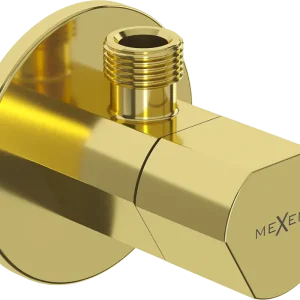 Prémium Mexen T szögletes szelep csaptelephez 1/2"x3/8", arany - 79973-50