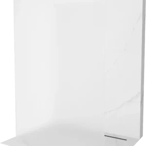 Vedd meg online Mexen Kioto szabadon álló zuhanyfal 130 x 200 cm, 8 mm matt üveg, gun metal - 800-130-002-95-30