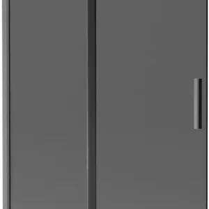 Expressz szállítás Mexen Velar kétszárnyú, eltolható fürdőkádparaván 130 x 150 cm, grafit, gun metal - 896-130-000-41-95