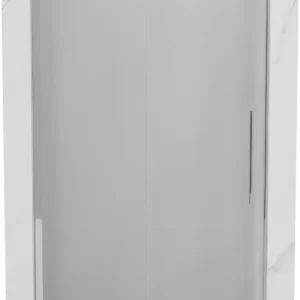 Végkiárusítás Mexen Velar L tolóajtós zuhanyajtó 90 cm, fagyott, króm - 871-090-003-31-01