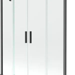 Expressz kézbesítés Mexen Velar Duó kádparaván 2-szárnyú tolóajtós 160 x 150 cm, átlátszó, fegyvermetál - 896-160-000-02-95