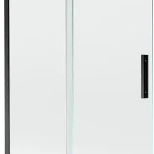 Csak ma Mexen Velar L kétszárnyú, 2 szárnyas tolóajtós fürdőkád paraván, 110 x 150 cm, átlátszó, fekete - 896-110-003-01-70