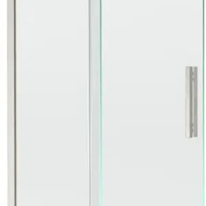 Biztonságos vásárlás Mexen Velar L 2-szárnyú, toló zuhanyfal 95 x 150 cm, átlátszó, csiszolt nikkel - 896-095-003-01-97