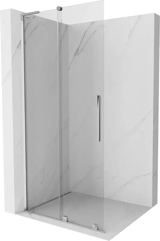 Vedd meg most Mexen Velar L Zuhanyfal tolóajtós Walk-in 90 x 200 cm, átlátszó 8 mm, króm - 871-090-003-03-01