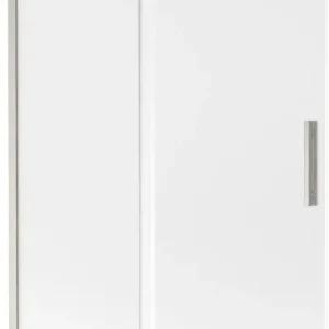 Árcsökkenés Mexen Velar L kétszárnyú tolózuhanyfal 120 x 150 cm, fagyott, polírozott nikkel - 896-120-003-31-97