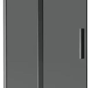 Alacsony ár Mexen Velar L kádparaván, 2-szárnyú toló, 95 x 150 cm, grafit, gun gray csiszolt - 896-095-003-41-66
