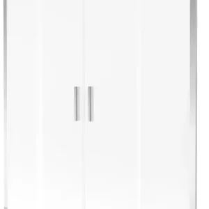 Azonnal elérhető Mexen Velar L Duo fürdőkád paraván, 2-részes toló, 150 x 150 cm, opál, króm - 896-150-003-32-01