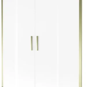 Árengedmény Mexen Velar L Duo kádparaván 2-szárnyú toló 140 x 150 cm, matin, arany - 896-140-003-32-50