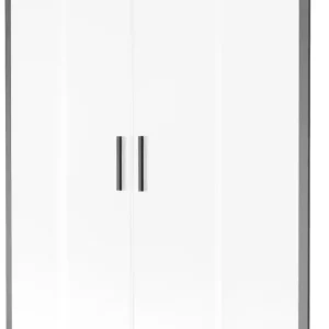 Biztonságos vásárlás Mexen Velar L Duo kádparaván 2-szárnyú tolóajtós 140 x 150 cm, zúzalék, szálcsiszolt gun gray - 896-140-003-32-66