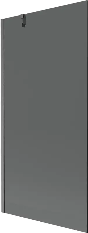 Expressz kézbesítés Mexen Next egyajtós kádparaván 90 x 150 cm, grafit, szálcsiszolt gun gray - 895-090-000-00-40-66