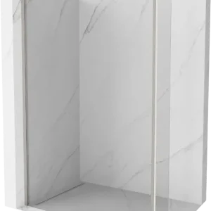 Vedd meg online Mexen Kioto zuhanyfal Walk-in 135 x 40 cm, átlátszó, matt nikkel - 800-135-212-97-00-040