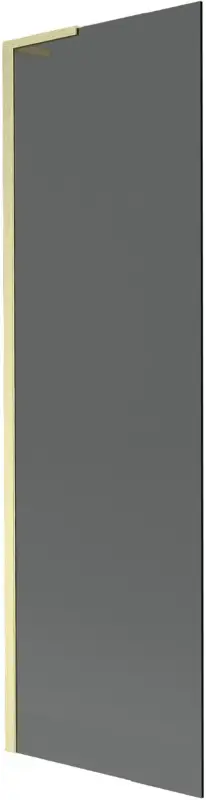 Gyors kiszállítás Mexen Next L 1-szárnyú kádparaván 60 x 150 cm, grafit, arany szálcsiszolt - 895-060-000-03-40-55
