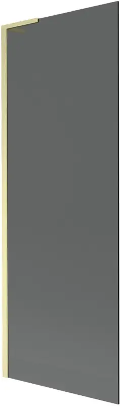 Biztonságos vásárlás Mexen Next L egykeretes kádparaván 70 x 150 cm, grafit, arany szálcsiszolt - 895-070-000-03-40-55