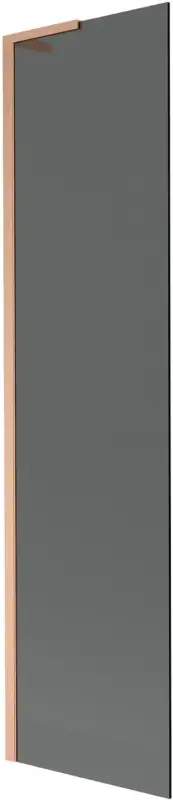 Gyors kiszállítás Mexen Next L fürdőkádfal 1-részes, 50 x 150 cm, grafit, szálcsiszolt réz - 895-050-000-03-40-65