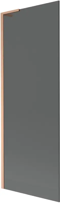 Árcsökkenés Mexen Next L fürdőkád paraván 1-szárnyú 70 x 150 cm, grafit, csiszolt réz - 895-070-000-03-40-65