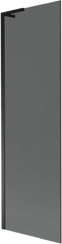 Expressz szállítás Mexen Next L egyajtós fürdőkádparaván 60 x 150 cm, grafit, fekete - 895-060-000-03-40-70