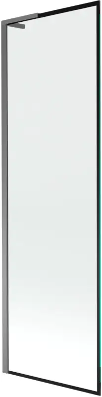 Bestseller Mexen Next L 1-szárnyú kádparaván 60 x 150 cm, fekete keret, gun metal - 895-060-000-03-70-95