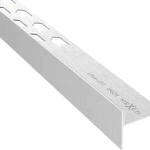 Mexen Line-B padlószegély, lejtős, 180 cm bal, inox - 181001180L Biztonságos fizetés