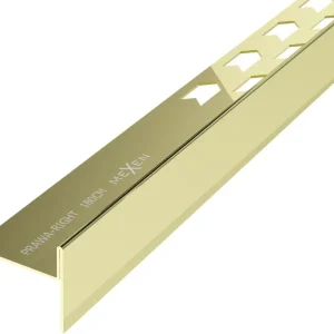 Alacsony ár Mexen Line-B padlószegély 180 cm jobb, arany - 185001180R