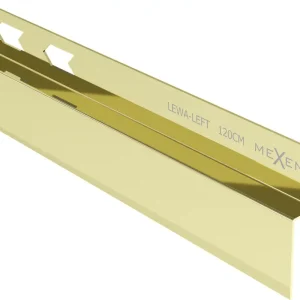 Mexen Line-B oldalsó lejtős élzáró szegély 120 cm bal, arany - 185002120L Vedd meg most