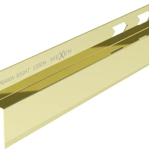 Mexen Line-B fali lejtőr szegély falra szerelhető 120 cm jobb, arany - 185002120R Legnépszerűbb