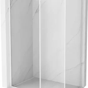 Ajánlat Mexen Kioto-F walk-in zuhanyfal kerettel 150 x 95 cm, átlátszó 8 mm, fehér - 800-150-202-04-20-095