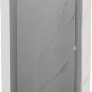 Vedd meg online Mexen Lunar L bal oldalsó zuhanyajtó bal 80 cm, átlátszó, csiszolt nikkel - 834L-080-000-97-00-L