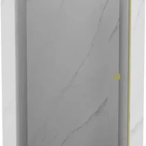 Végkiárusítás Mexen Lunar-B balra nyíló zuhanyajtó 75 cm, átlátszó, arany - 832-075-000-50-00-L