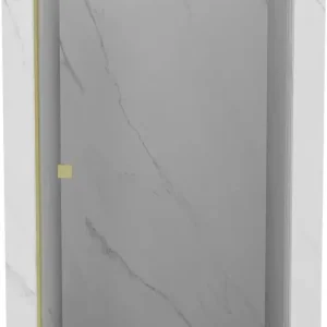 Vedd meg most Mexen Lunar-B nyíló zuhanyajtó jobb oldalra 75 cm, átlátszó, arany szálcsiszolt - 832-075-000-55-00-P