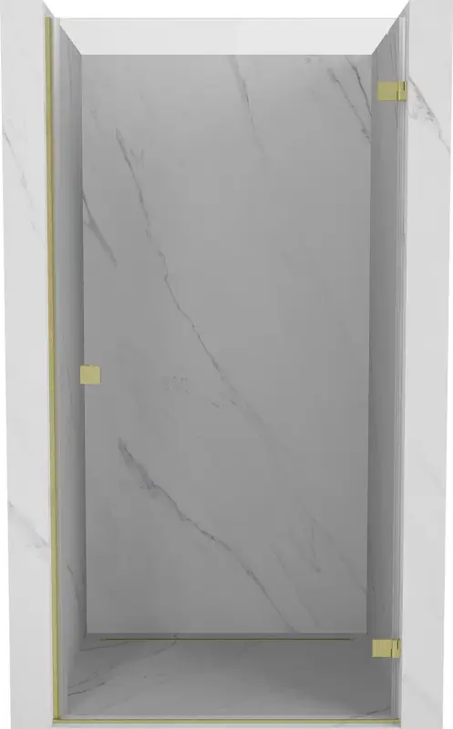 Vedd meg most Mexen Lunar-B nyíló zuhanyajtó jobb oldalra 75 cm, átlátszó, arany szálcsiszolt - 832-075-000-55-00-P