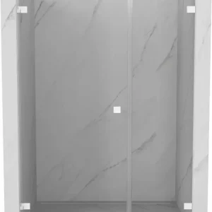 Ajánlat Mexen Lunar-B balra nyíló zuhanyajtó 150 cm, átlátszó, fehér - 832S-150-050-20-00-L