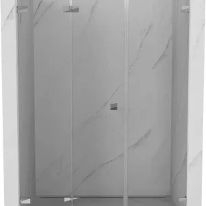 Vedd meg most Mexen Lunar-F zuhanyajtó összehajtható bal 150 cm, átlátszó, króm - 836S-150-050-01-00-L