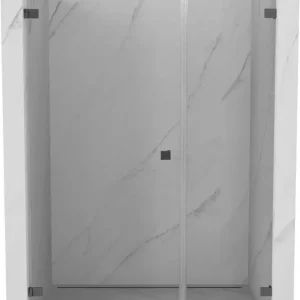 Ajánlat Mexen Lunar-B L zuhanyajtó nyíló bal 145 cm, átlátszó, gun metal - 832SL-145-050-95-00-L