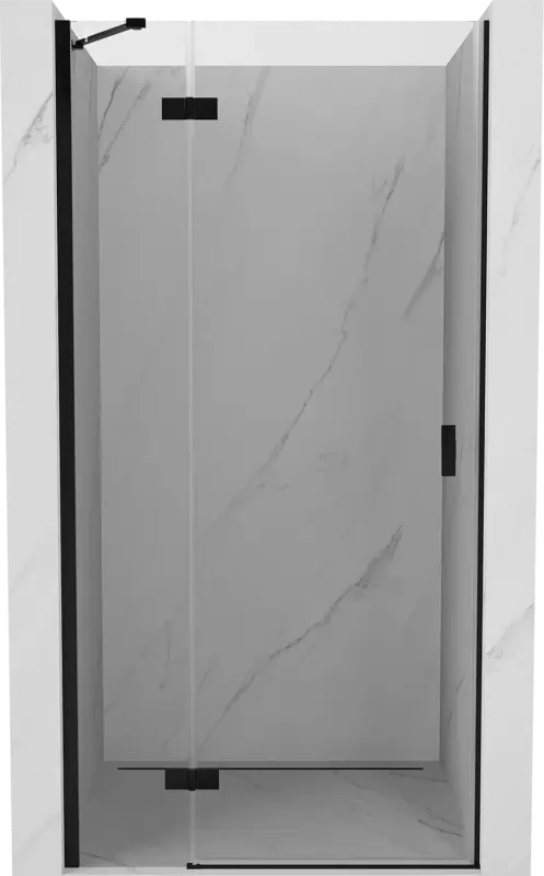 Gyors szállítás Mexen Mist-H Zuhanyajtó, balra nyíló, 110 cm, átlátszó, fekete - 8A5-110-000-70-00-L